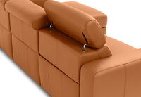 DAMIAN LEATHER - 3 Seater Sofa with RHF Chaise DAMIAN LEATHER
