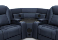 SENTINAL MK2 LEATHER - 4 Piece Corner with LHF Console SENTINAL MK2 LEATHER
