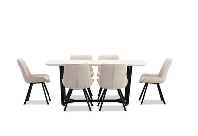 PREEDA - 7 Piece Suite with Vesta Dining Chairs.
