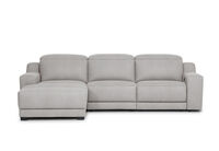 VANTRO FABRIC - 3 Seater LHF Chaise with inbuilt Electric Recliner VANTRO FABRIC