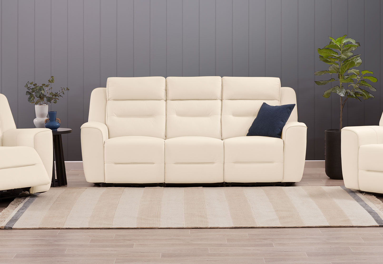 LANDO LEATHER - 3 Seater Electric Recliner LANDO LEATHER