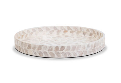 ALINA - 33cm Capiz Round Tray