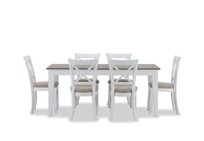 MARSEILLE - 7 Piece Dining Suite with Malu Dining Chairs