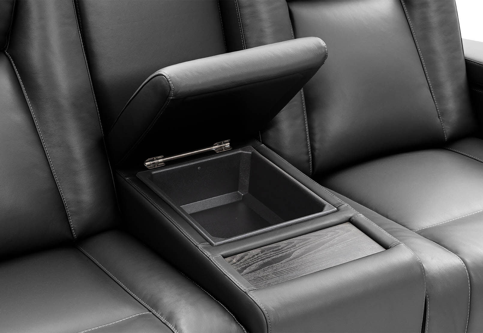 SENTINAL MK2 LEATHER - 2 Seater with 2 Electric Recliners and Console SENTINAL MK2 LEATHER