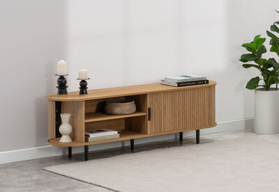 TANNER - 2 Door Natural Entertainment Unit