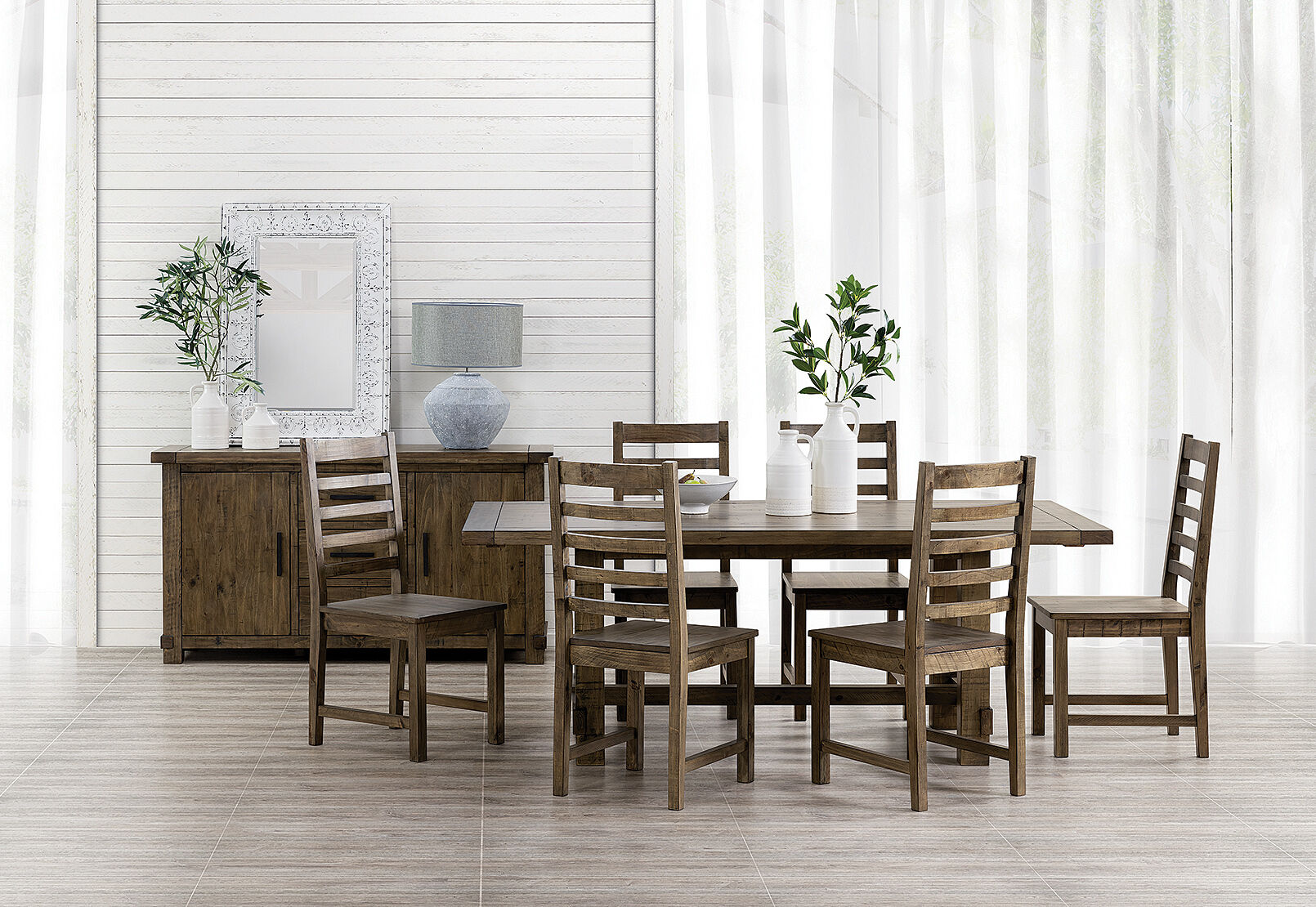 Amart industrial dining hotsell table