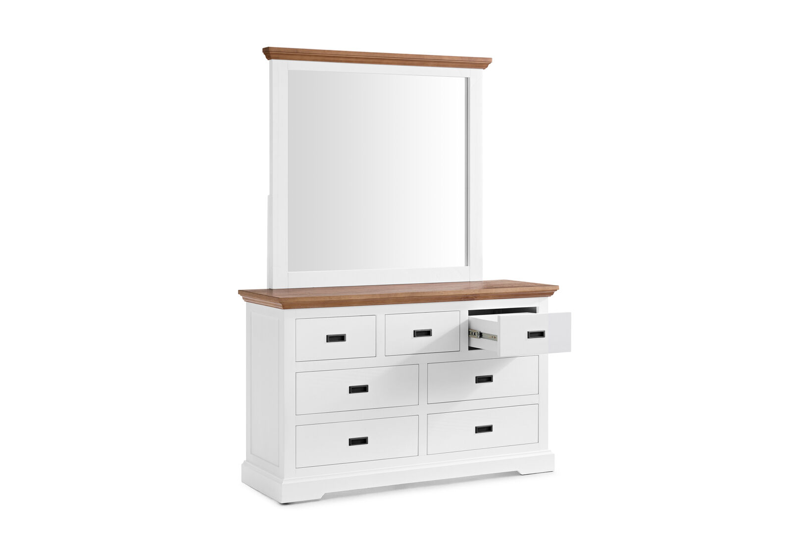CHARLSBOURG - Dresser with Mirror CHARLSBOURG