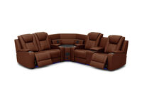 SENTINAL MK2 LEATHER - 4 Piece Corner with RHF Console SENTINAL MK2 LEATHER