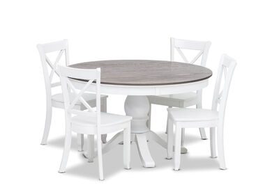 MARSEILLE MK2 - 5 Piece Dining Suite with Clouds Dining Chairs