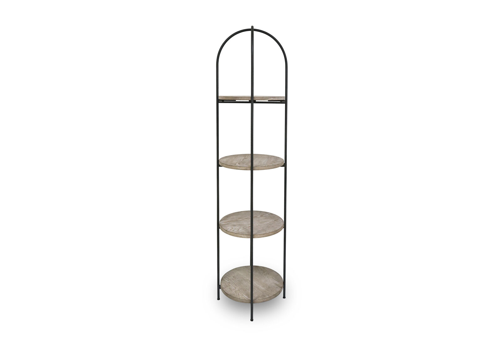 ADMIRABLE - 4 Tier Round Bookcase ADMIRABLE