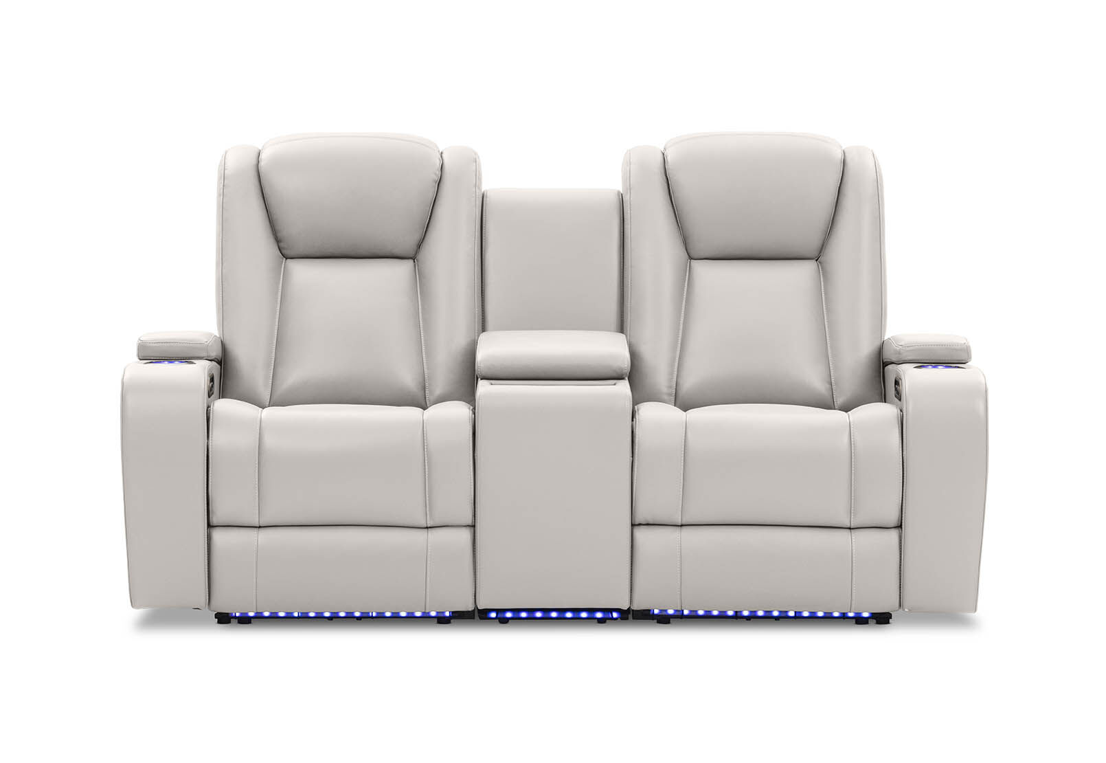 SENTINAL MK2 LEATHER - 2 Seater with 2 Electric Recliners and Console SENTINAL MK2 LEATHER