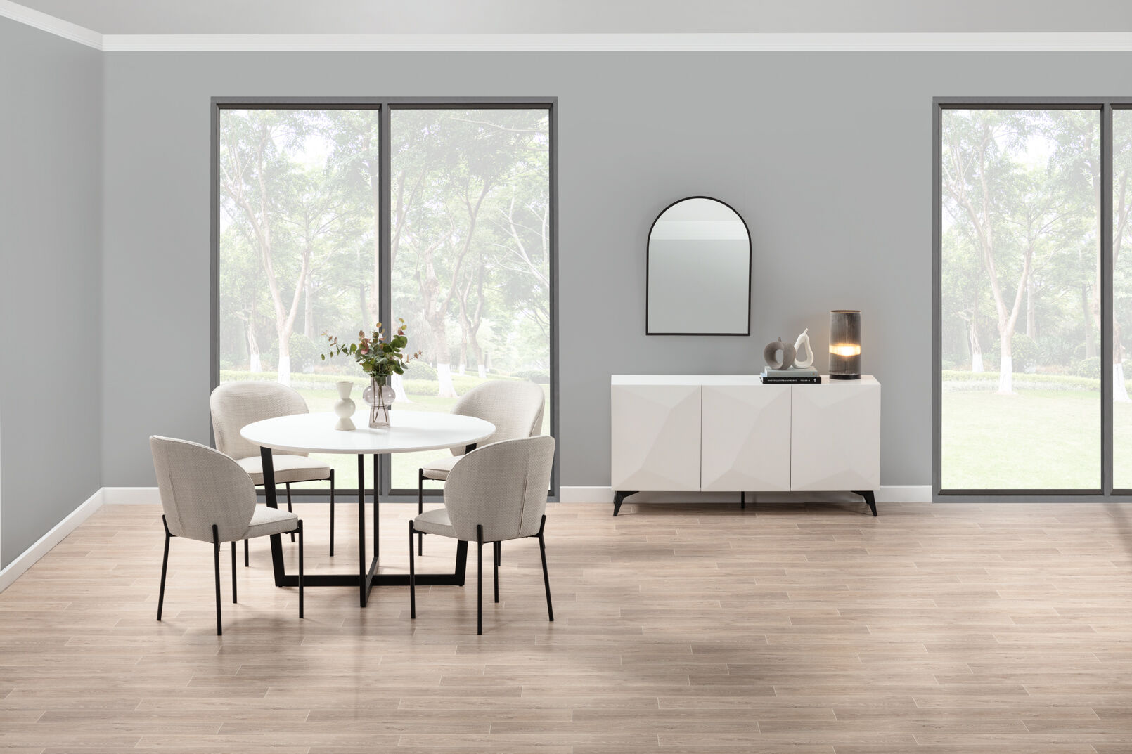 PREEDA - 5 Piece Suite with Fidel Dining Chairs. PREEDA