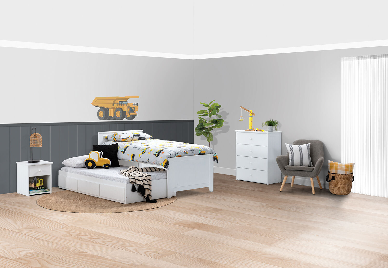 CAPTAIN JACK - Single Trundle Bed CAPTAIN JACK