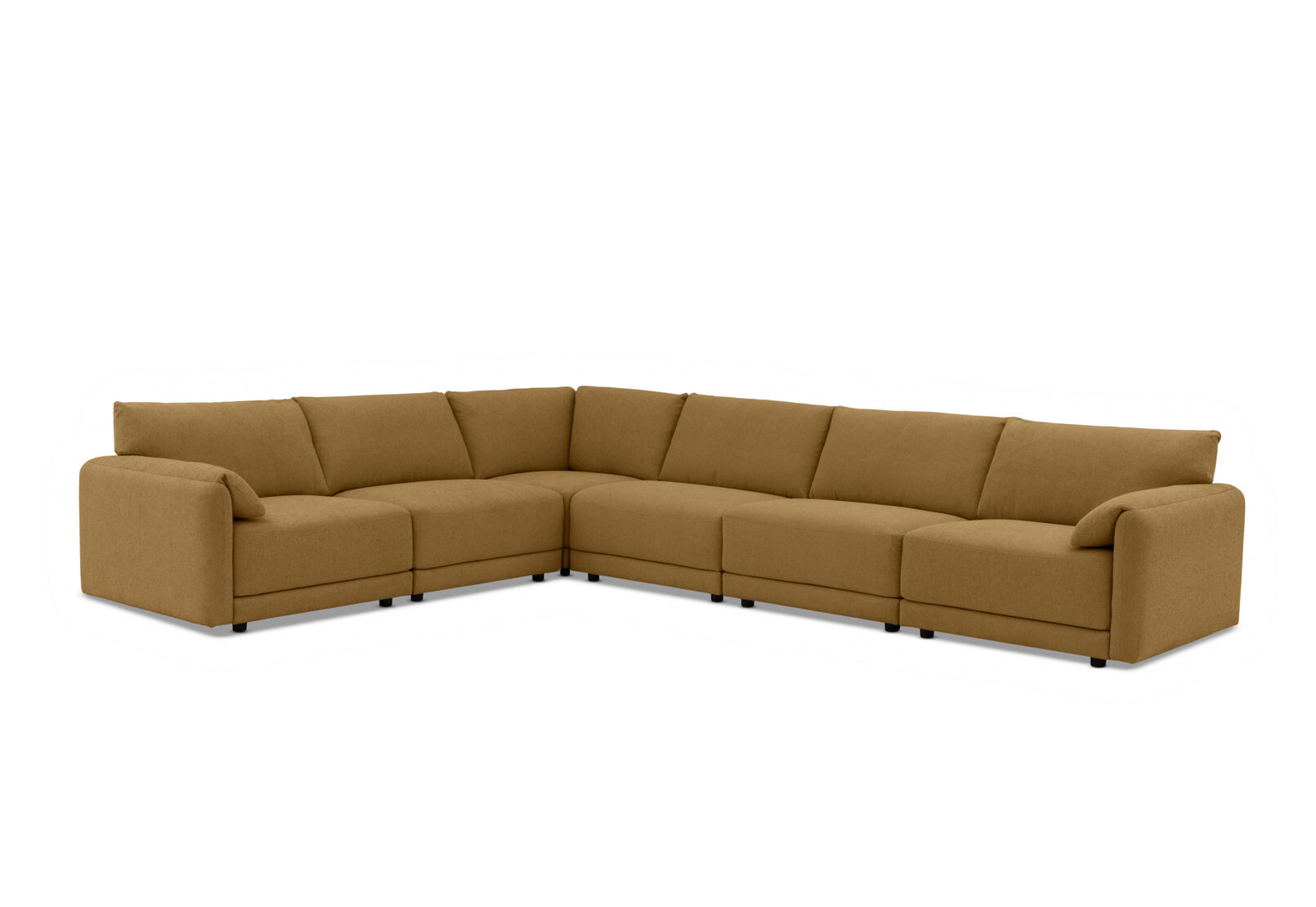 VARLEY FABRIC - 6 Seater Corner Lounge Setting. VARLEY FABRIC