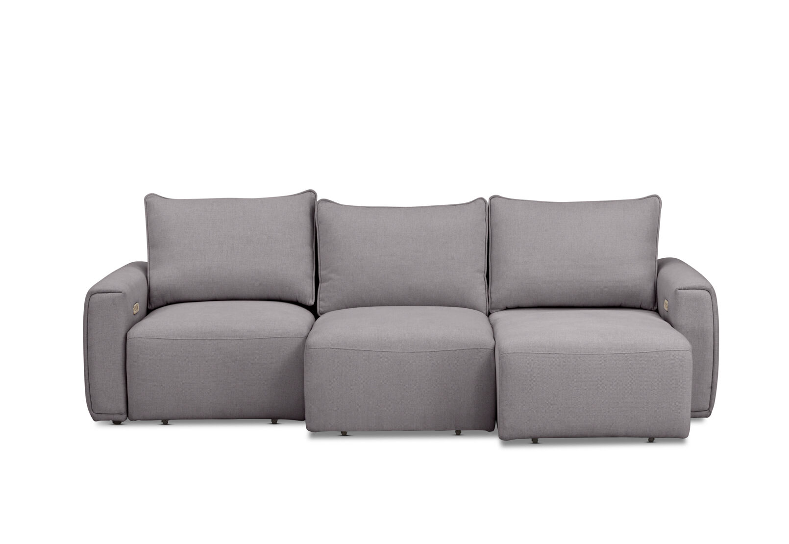MIKAELA - 3 Seater with Sliding Electric Chaise MIKAELA