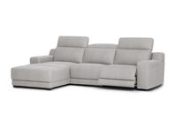VANTRO FABRIC - 3 Seater LHF Chaise with inbuilt Electric Recliner VANTRO FABRIC