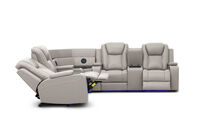 SENTINAL MK2 LEATHER - 4 Piece Corner with RHF Console SENTINAL MK2 LEATHER