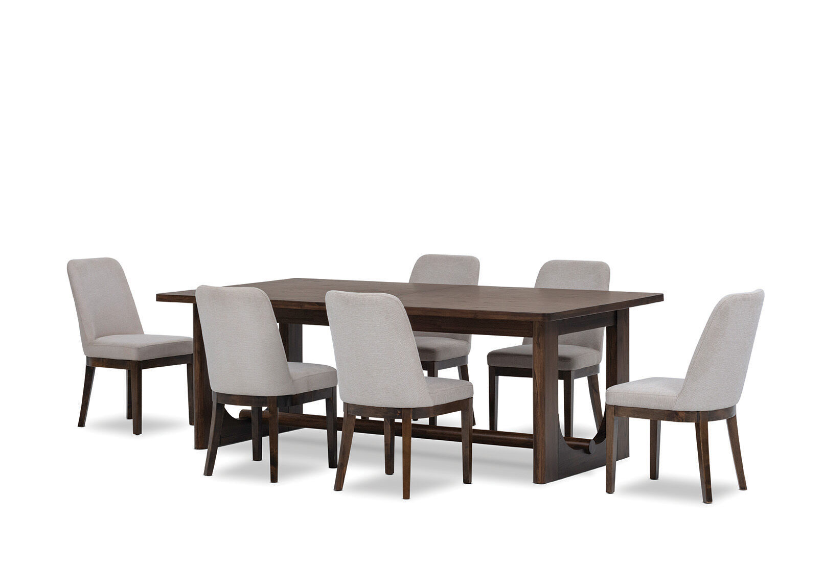 NICCOLO - 7 Piece Extension Dining Suite with Santino Dining Chairs. NICCOLO