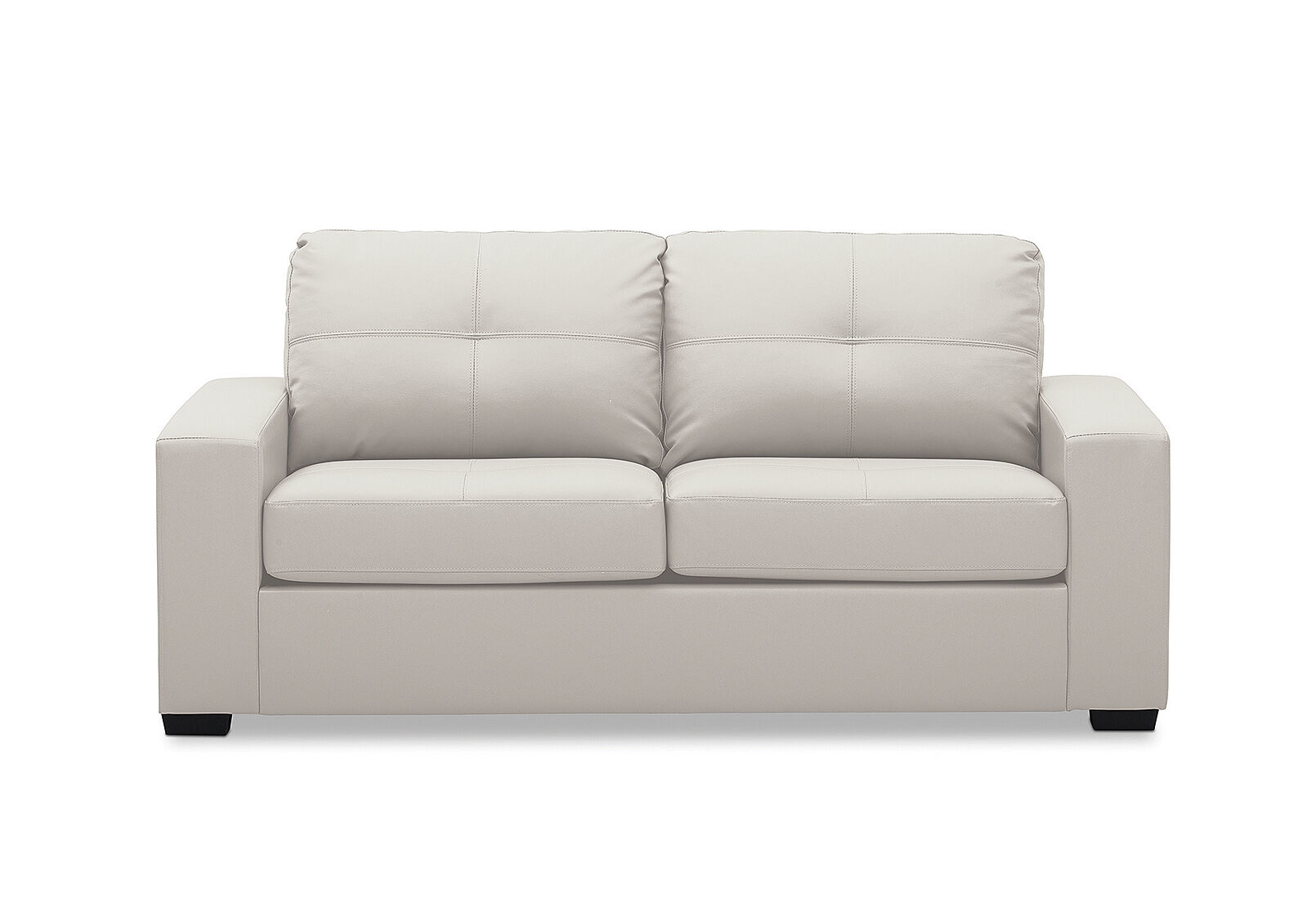 DIAMOND - Leather-Look 2.5 Seater Sofa Bed DIAMOND