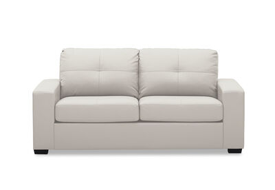 DIAMOND - Leather-Look 2.5 Seater Sofa Bed