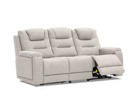 AGASSI FABRIC - 3 Seater with Dual Motor Recliner AGASSI FABRIC