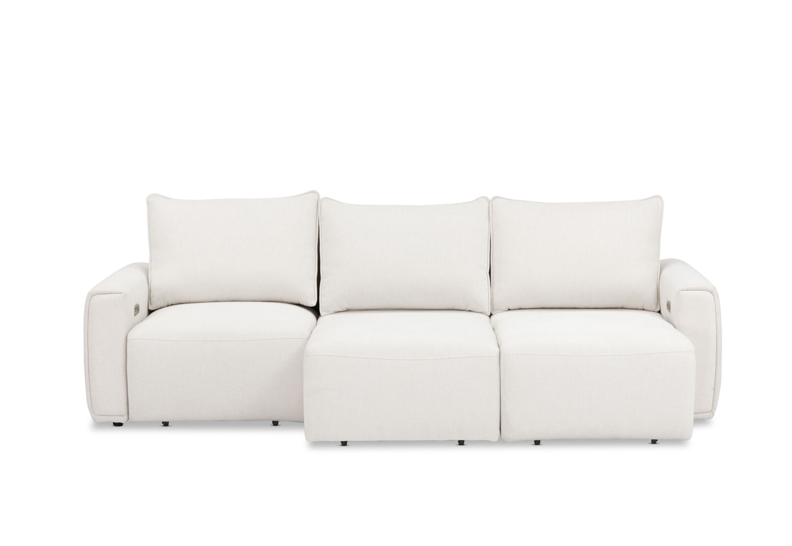 MIKAELA - 3 Seater with Sliding Electric Chaise MIKAELA