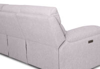 BRAVORA FABRIC - 3 Seater Sofa Electric Recliner BRAVORA FABRIC