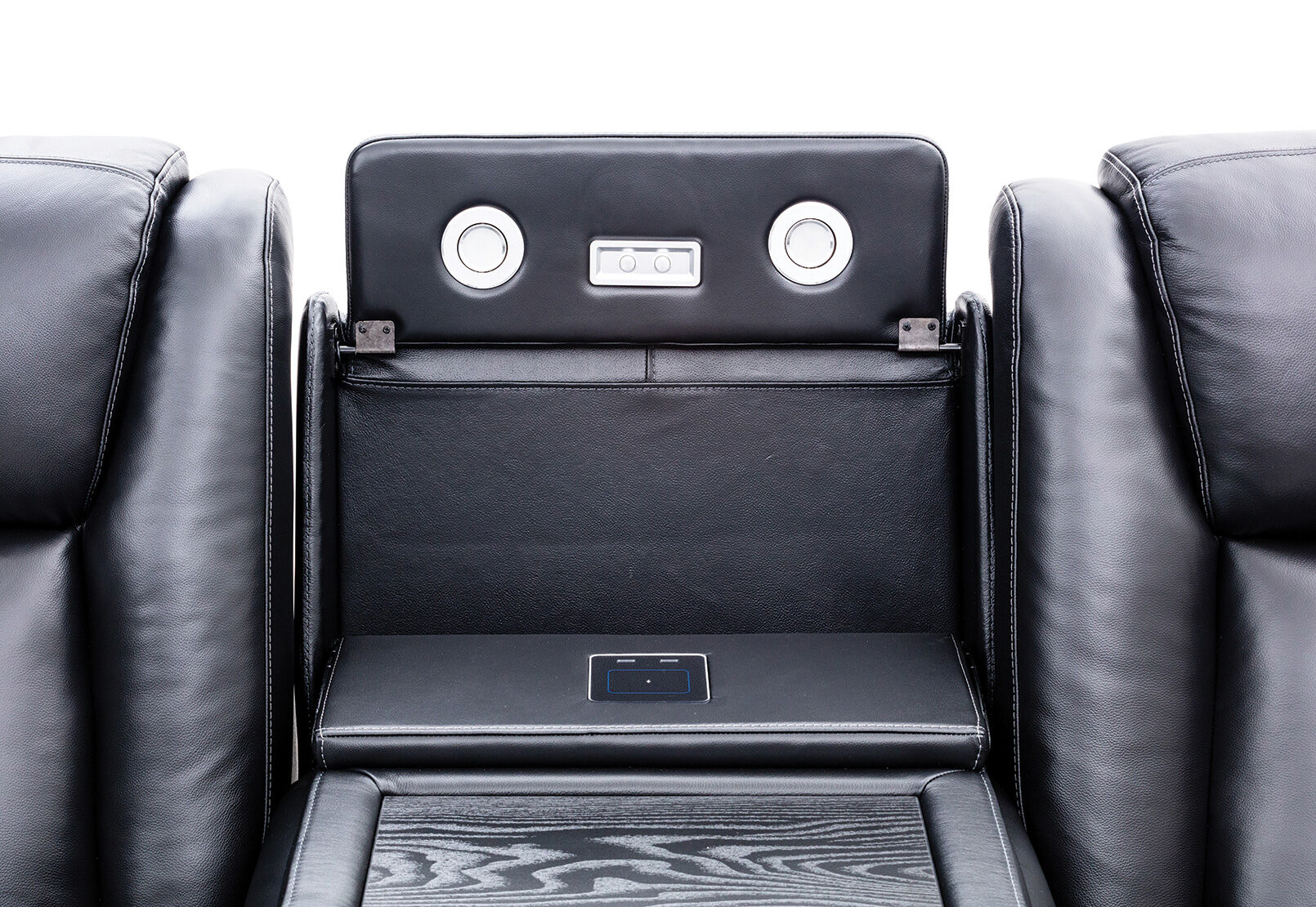 VULCAN - Leather 3 Seat Sofa with 2 Inbuilt Electric Recliners VULCAN