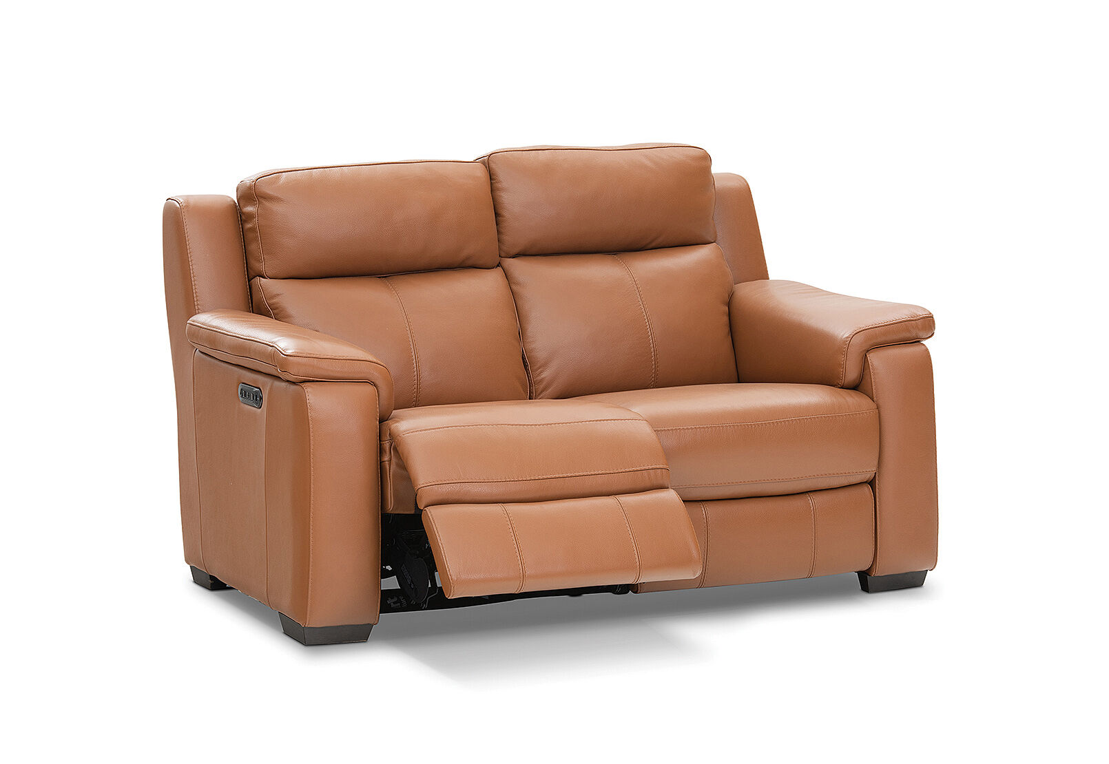 CAPELLO - Leather 2 Seater Sofa with 2 Inbuilt Electric Recliners CAPELLO