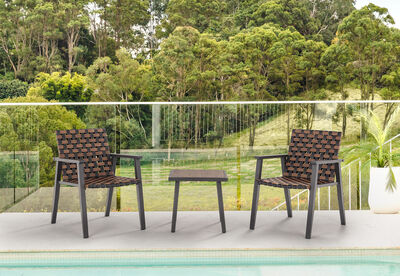 ZANZIBAR - 3 Piece Outdoor Setting