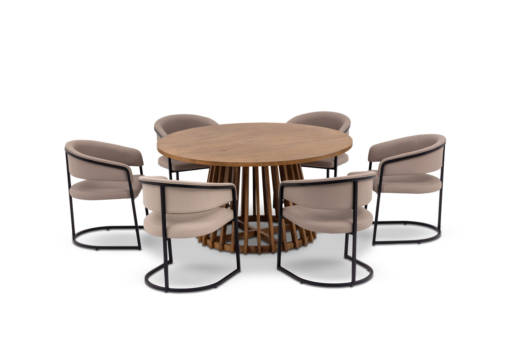 TORENTO - 7 Piece Dining Suite with Ambrose Dining Chairs TORENTO
