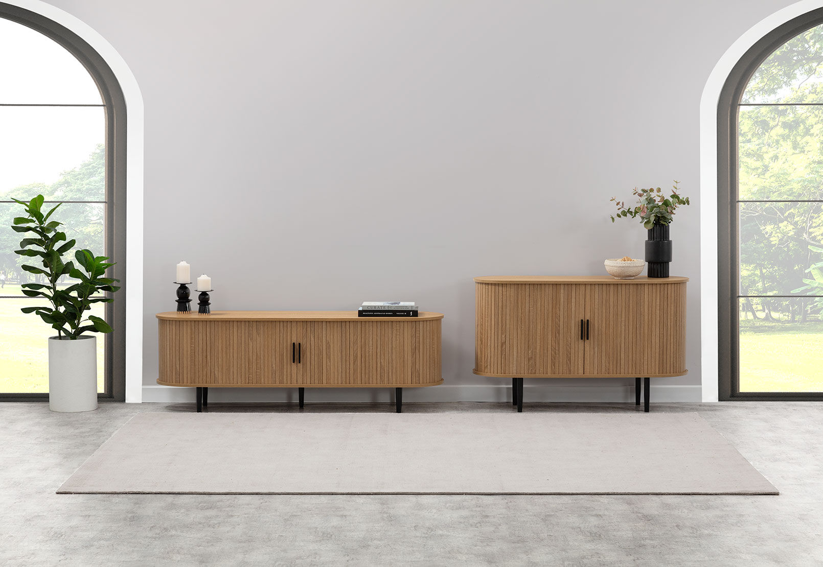 TANNER - 2 Door Natural Buffet TANNER