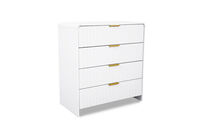 CARRARA - 4 Drawer Tall Chest CARRARA