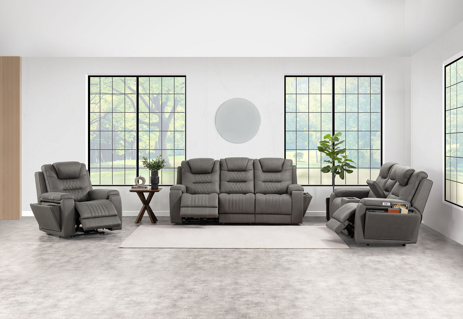 AGASSI FABRIC - Electric Recliner AGASSI FABRIC
