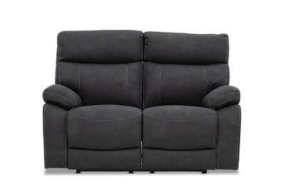 ALFRED - Fabric 2 Seater with Inbuilt Recliners