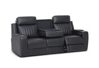 THANE LEATHER - 3 Seater Sofa with 2 Inbuilt Electric Recliners THANE LEATHER