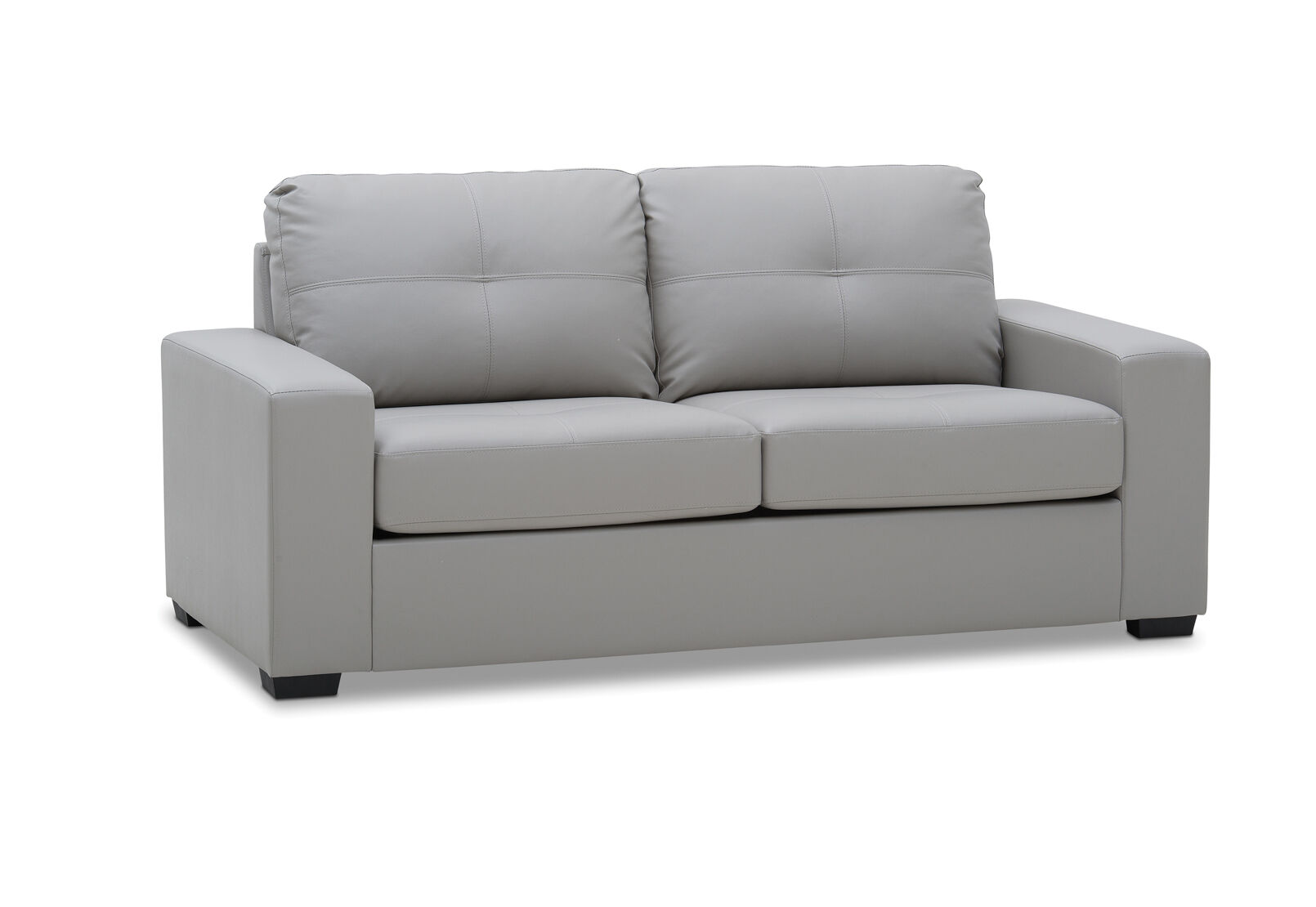 DIAMOND - Leather-Look 2.5 Seater Sofa Bed DIAMOND