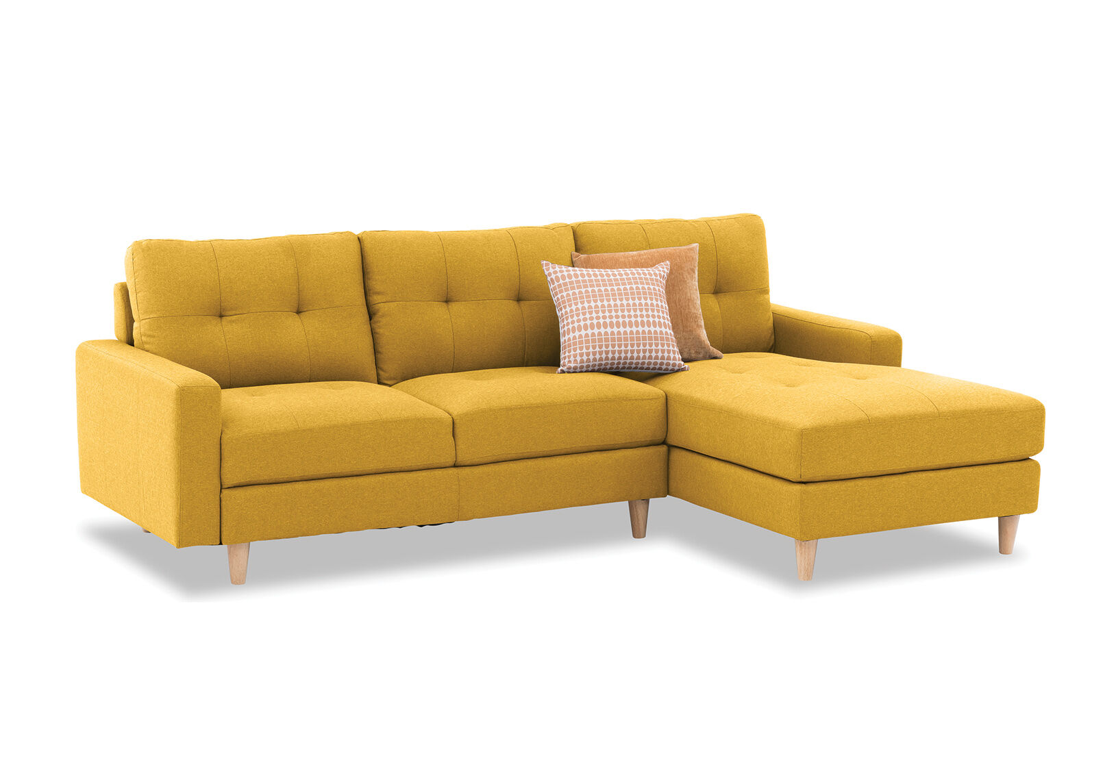 KELLER - Fabric 3 Seat RHF Chaise KELLER