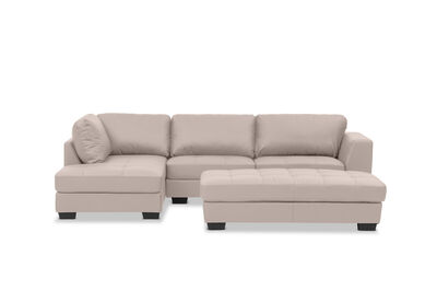 HAYWOOD - LHF Corner Lounge with Ottoman