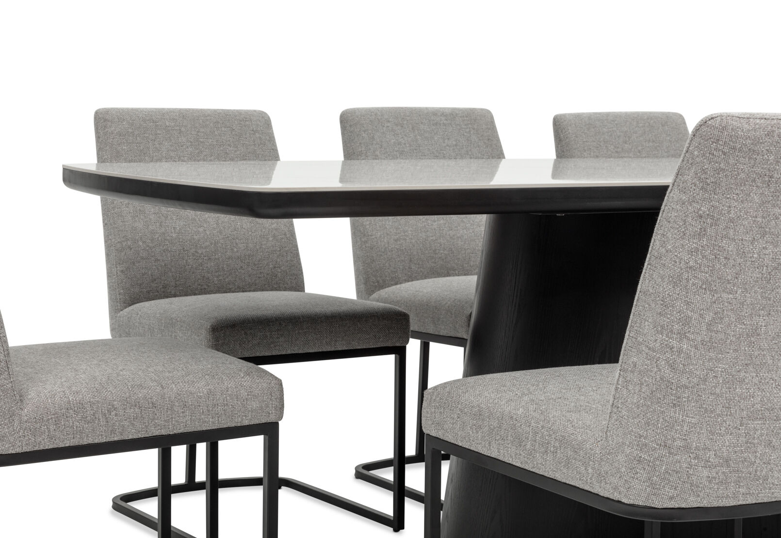 DORVAL - 9 Piece Dining Suite with Nevis Chairs DORVAL