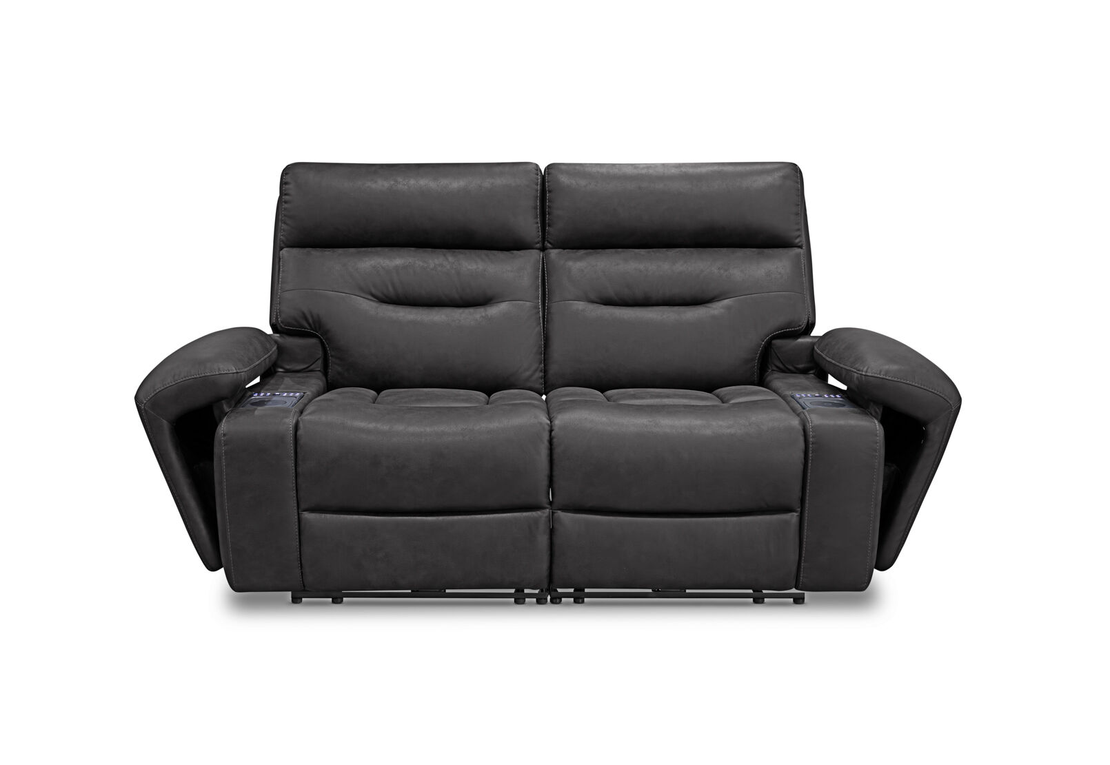 HOLLYWOOD FABRIC - Media 2 Seater with Electric Recliners HOLLYWOOD FABRIC