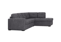 DIAMOND FABRIC - Corner RHF Chaise with Sofa Bed DIAMOND FABRIC