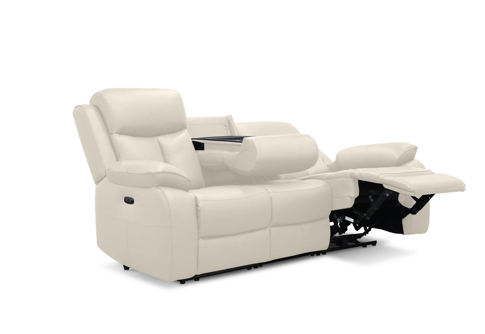 DACIA LEATHER - 3 Seater Sofa with 2 inbuilt Electric Recliners DACIA LEATHER