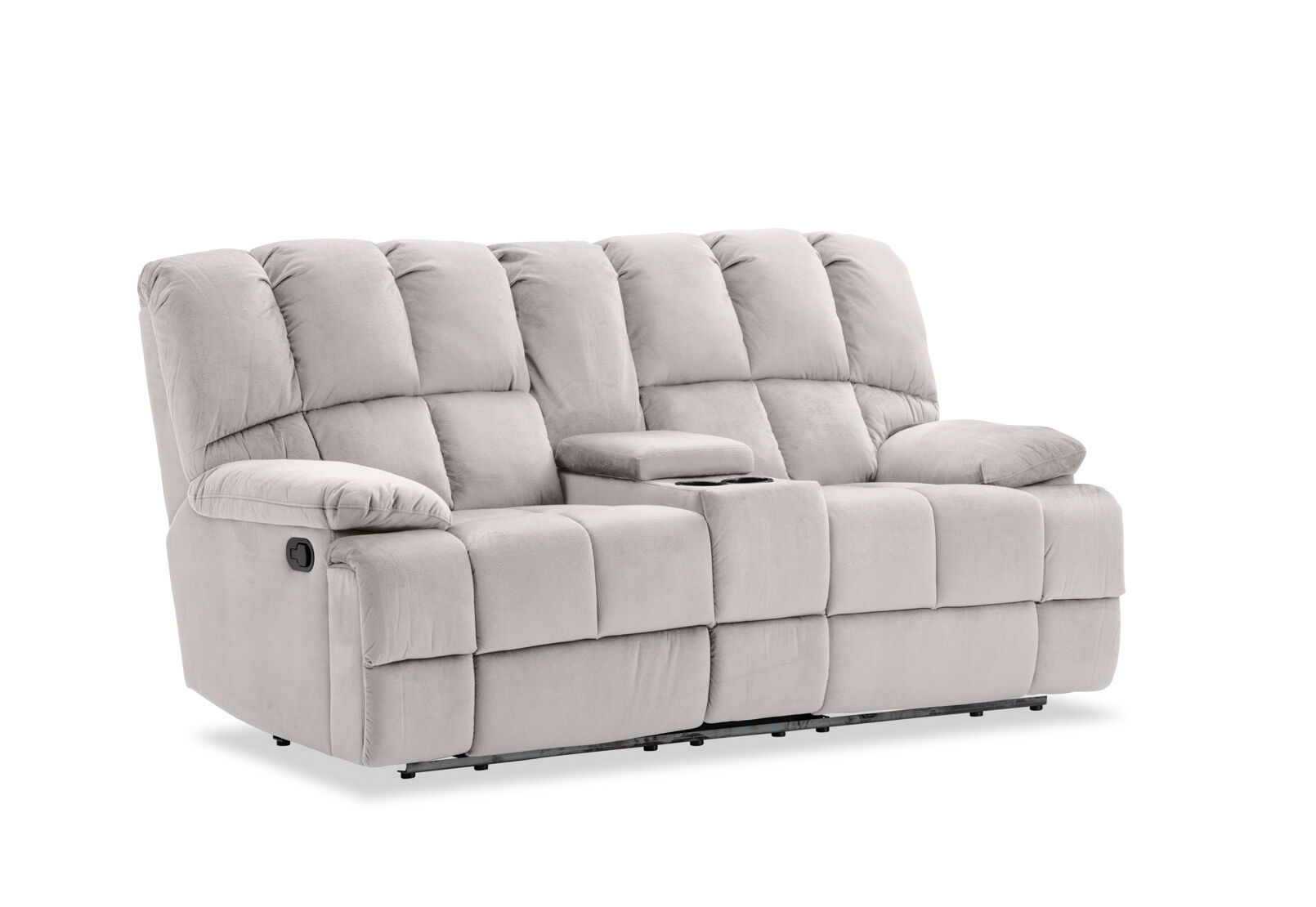 LEBRON FABRIC - 2 Seater with Recliners and Console LEBRON FABRIC