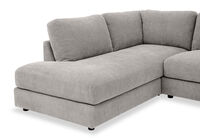 COURTNEY FABRIC - Corner Lounge with LHF Chaise COURTNEY FABRIC