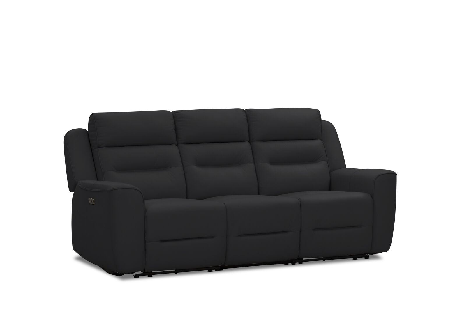 LANDO LEATHER - 3 Seater Sofa with 2 inbuilt Electric Recliners LANDO LEATHER