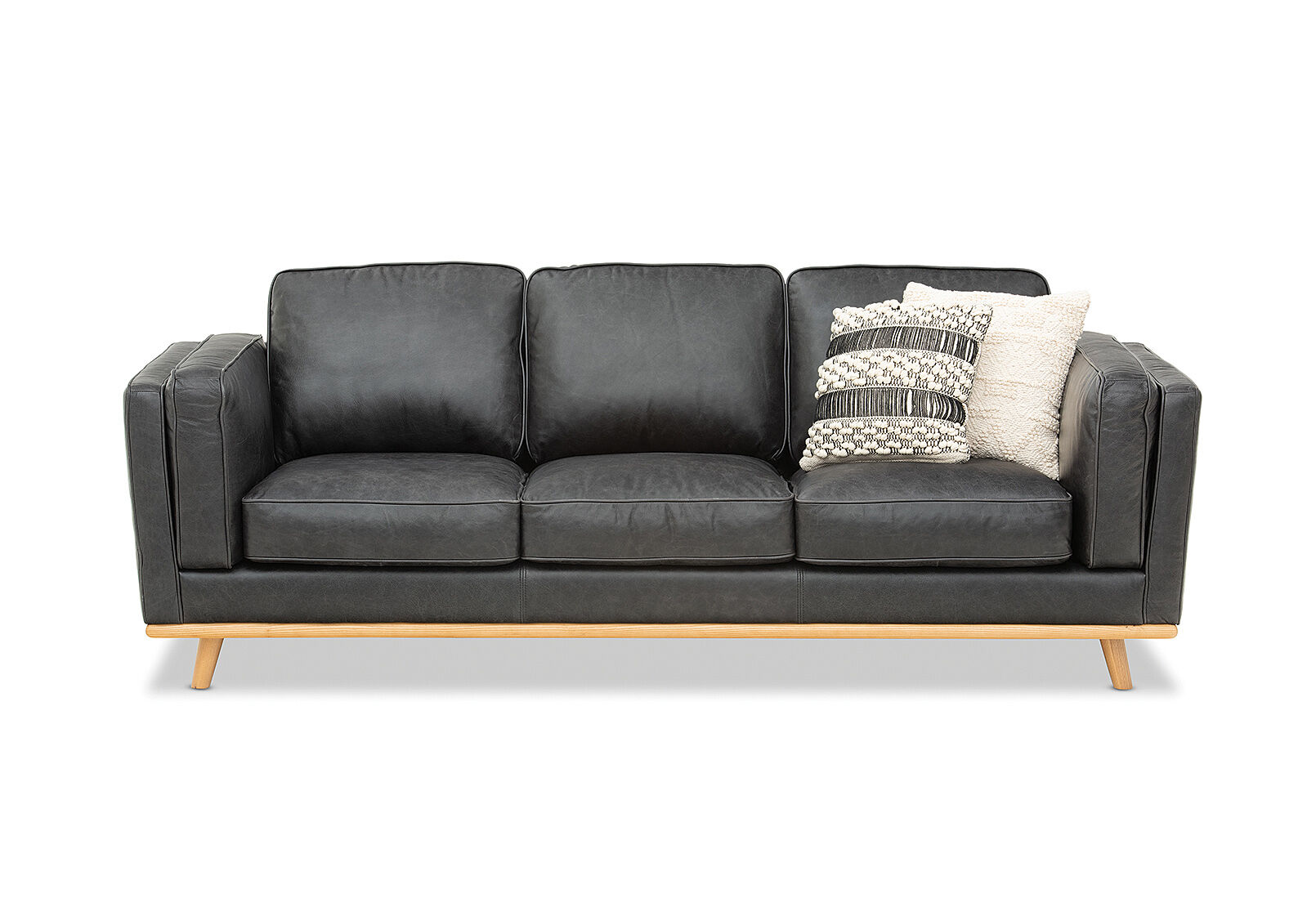 Amart leather deals sofa