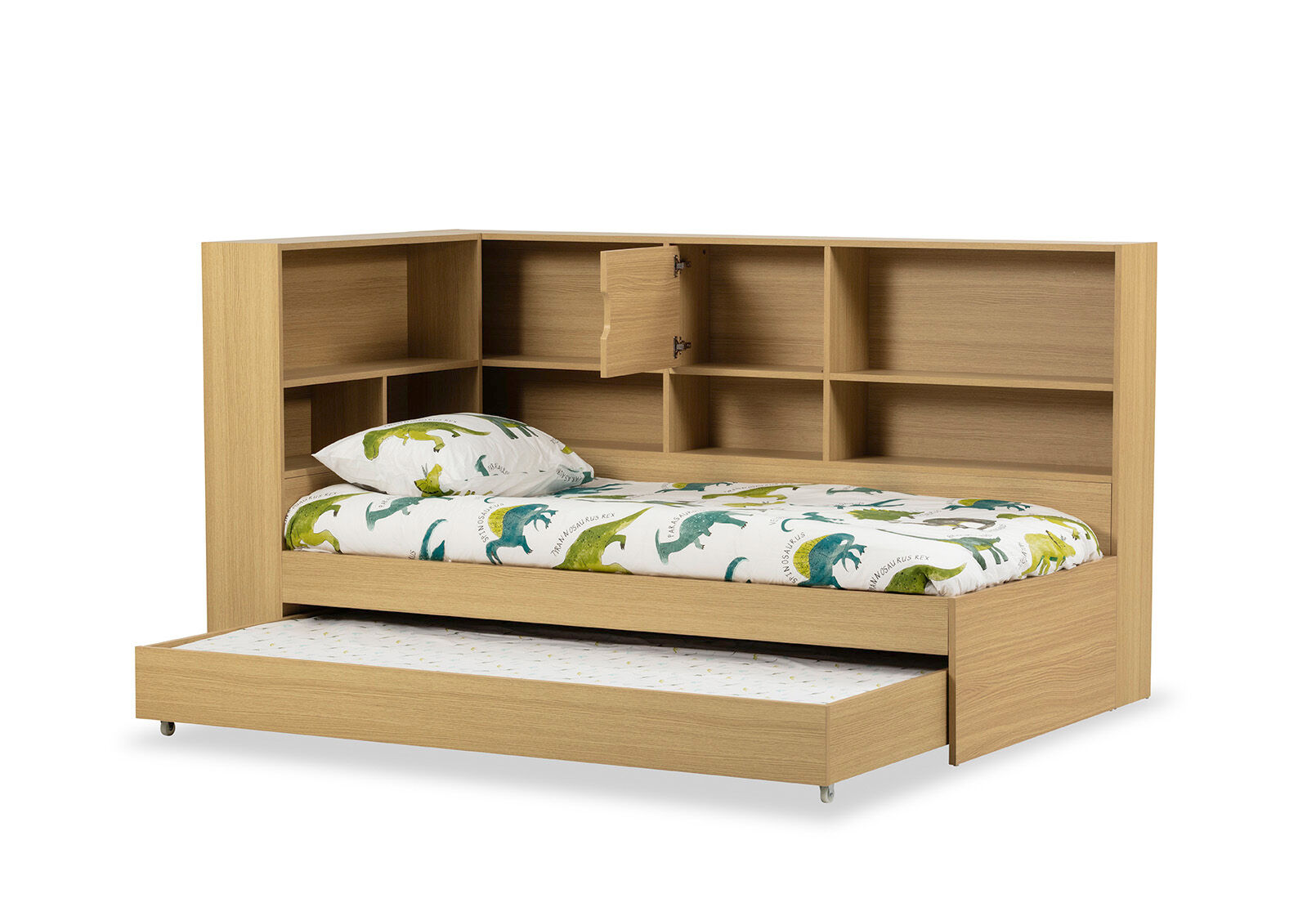 ZAYDEN - Single Bed with Trundle ZAYDEN