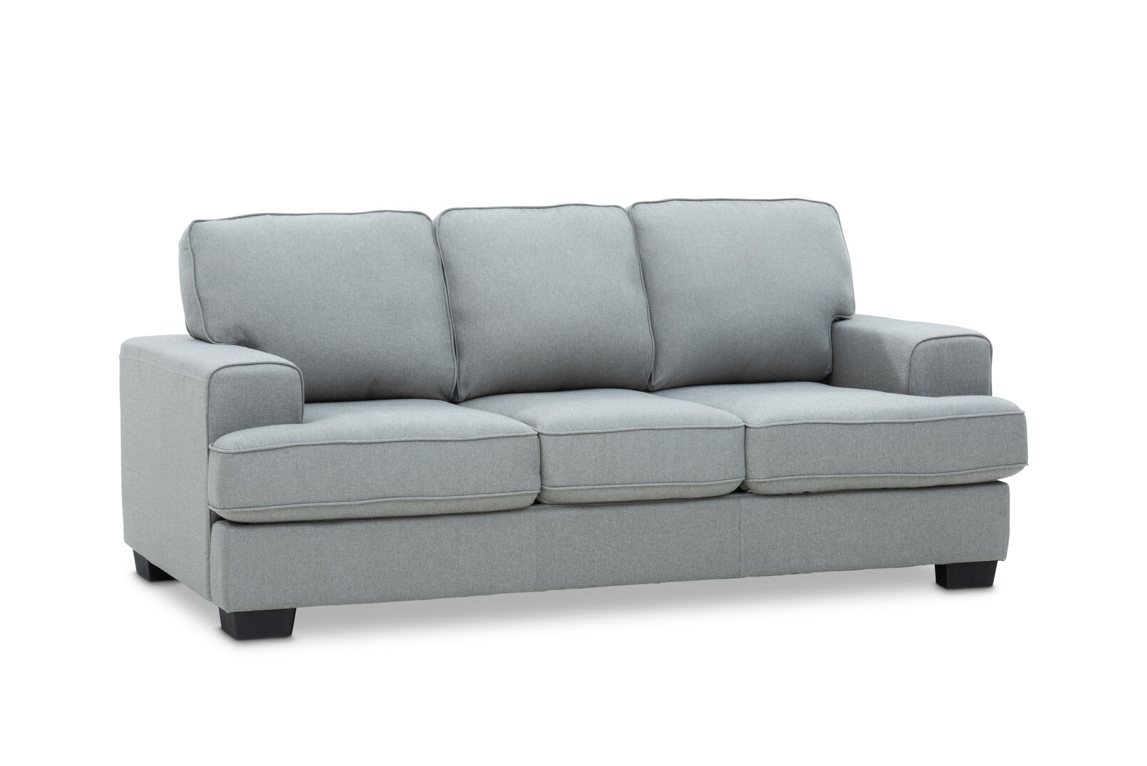 LIGHT GREY LAYLA Fabric 3 Seater Sofa Bed | Amart Furniture