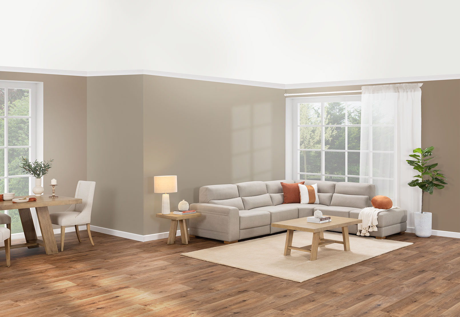 ELLYSE FABRIC - RHF Corner Chaise ELLYSE FABRIC
